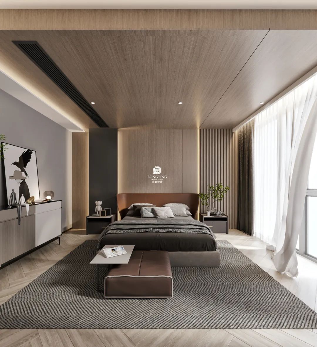 天际玖墅 328 方·漫步人生路的现代灰褐设计丨中国湖州丨湖州圣都装饰-25