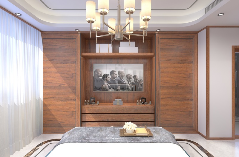 200 平米现代中式入住家装-82