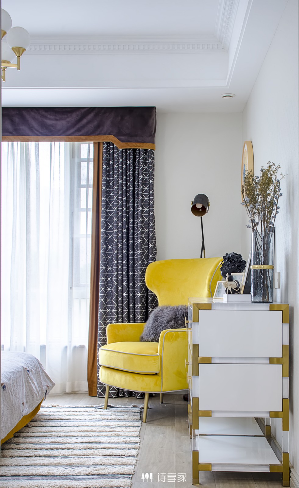 240㎡万科金域蓝湾现代摩登住宅  诗享家设计-30