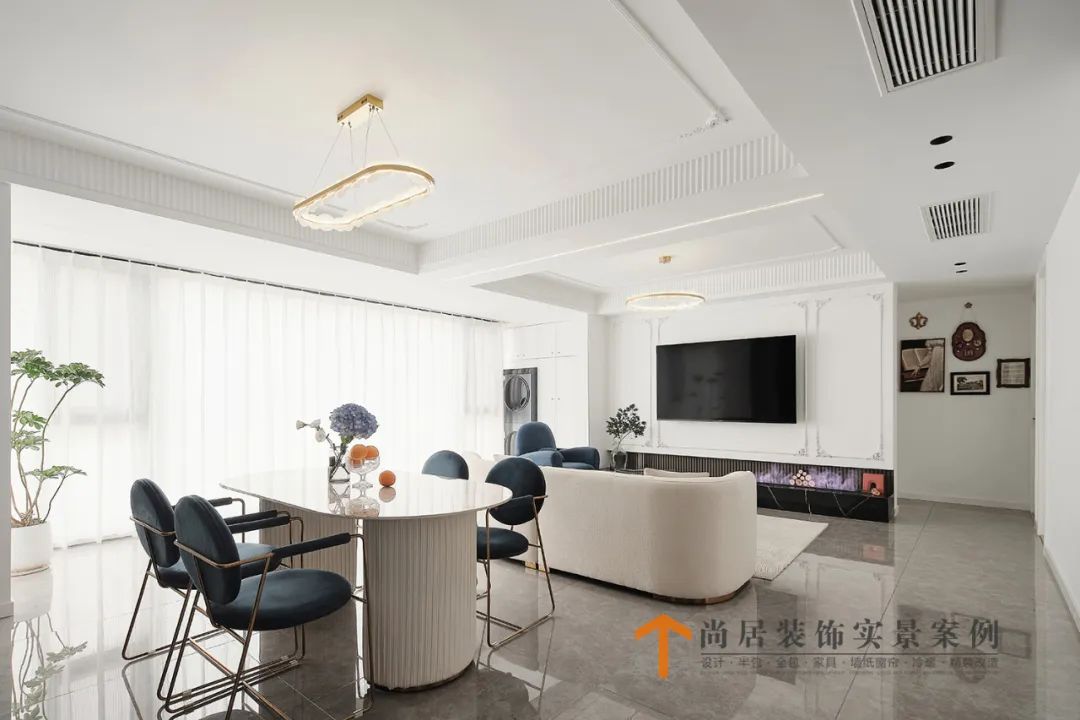 深业青珑上府 143 平法式轻奢住宅丨尚居装饰-19