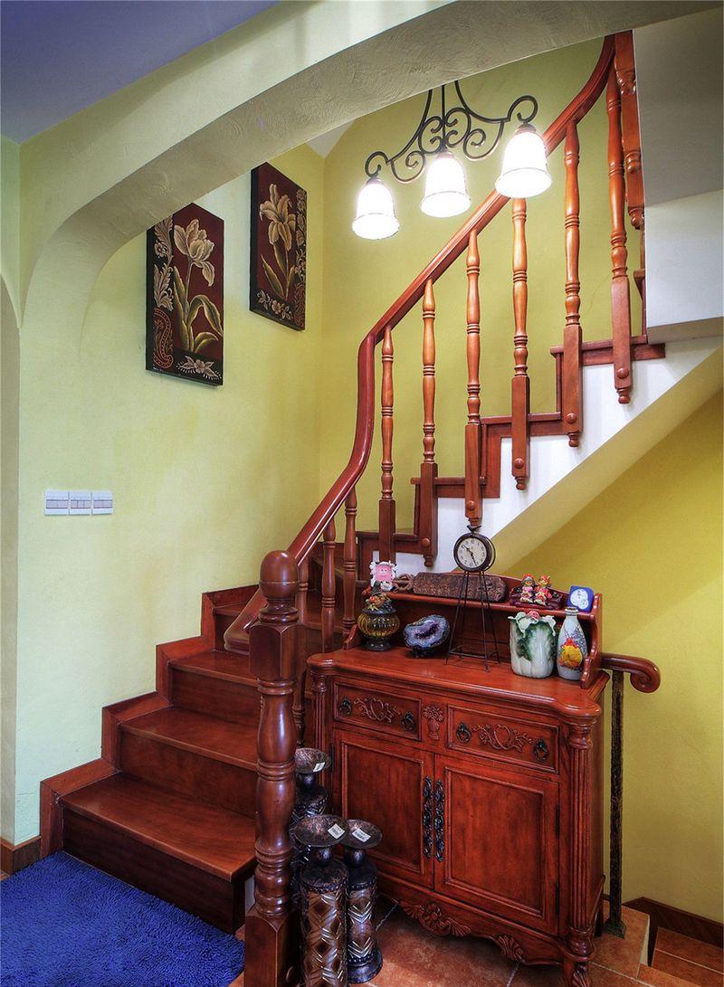 松江丽水馨庭别墅美式风格装修完工案例展示-43