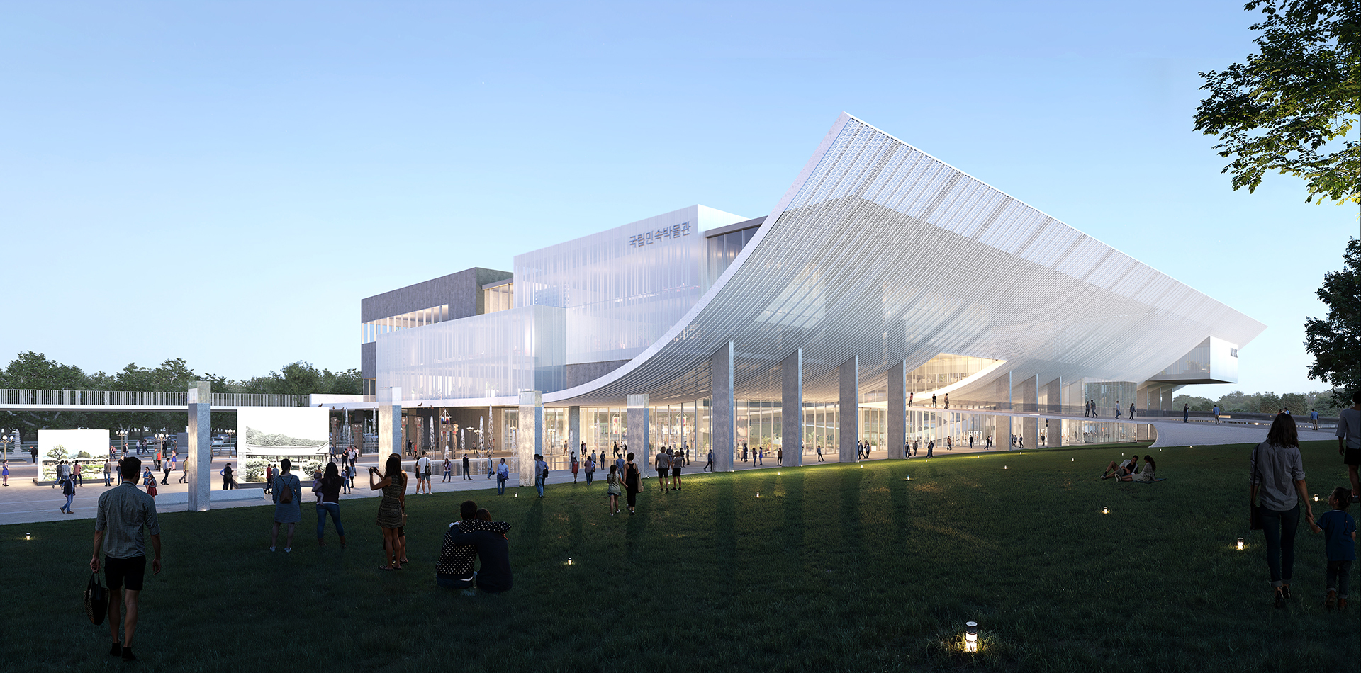 国立民俗博物馆迁建建筑设计竞赛（参赛作品）丨디엔비건축사사무소-3