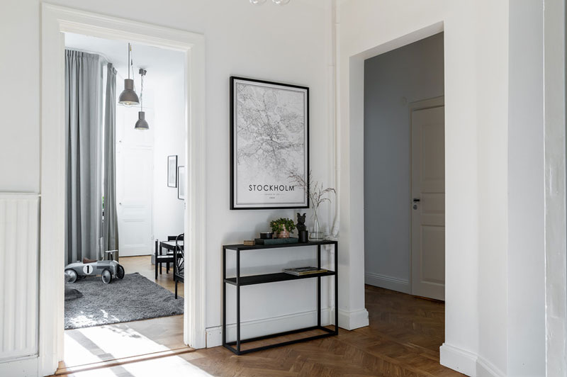 斯德哥尔摩优雅白色室内设计项目丨瑞典斯德哥尔摩-12