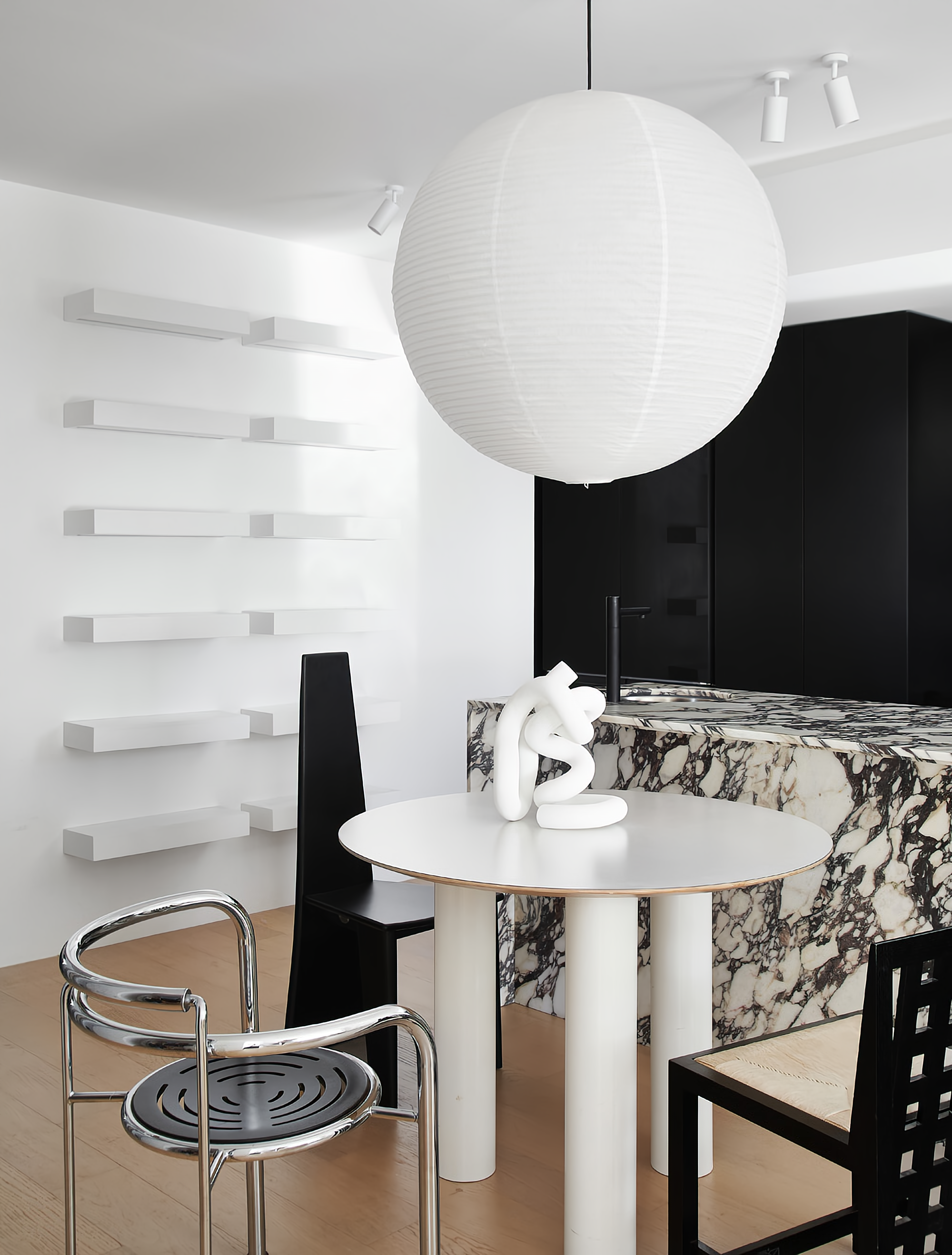 宝格丽大理石打造的小家丨中国北京丨NOTHING DESIGN-13