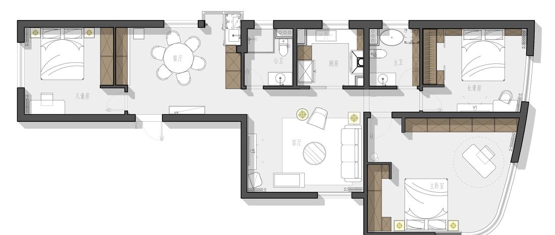 赫尔辛基风情斯堪的纳维亚主义家居设计-17