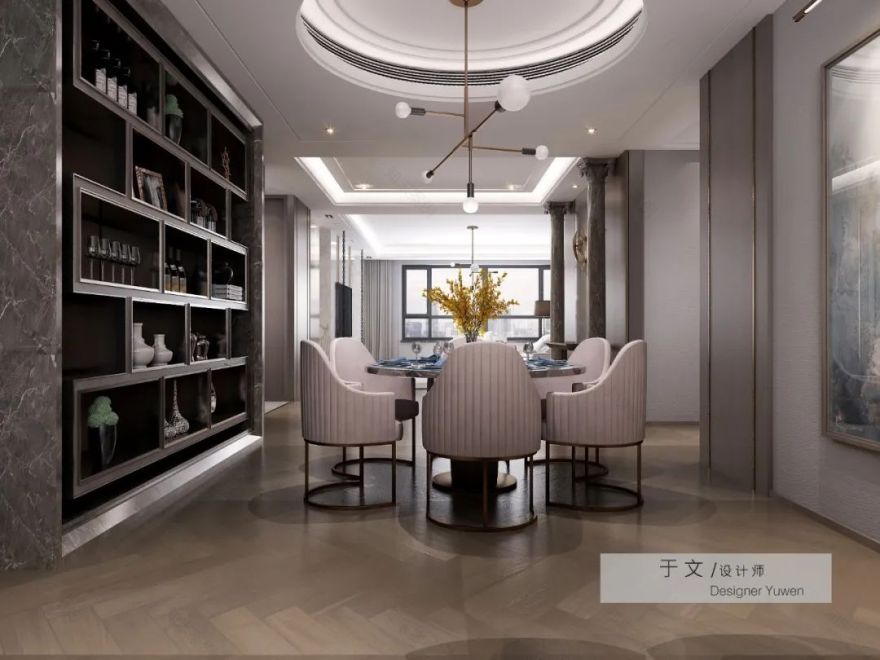中海盛京府 | 现代轻奢灰度住宅的温情设计-27