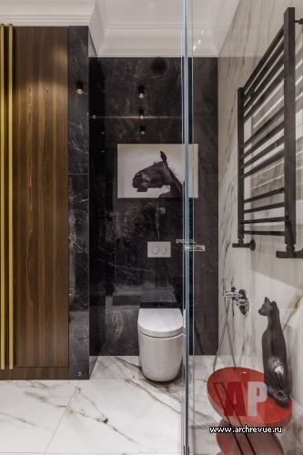 莫斯科“沙皇广场”小区带大露台三居室公寓设计丨俄罗斯莫斯科丨菲拉托娃·叶夫根尼娅-34