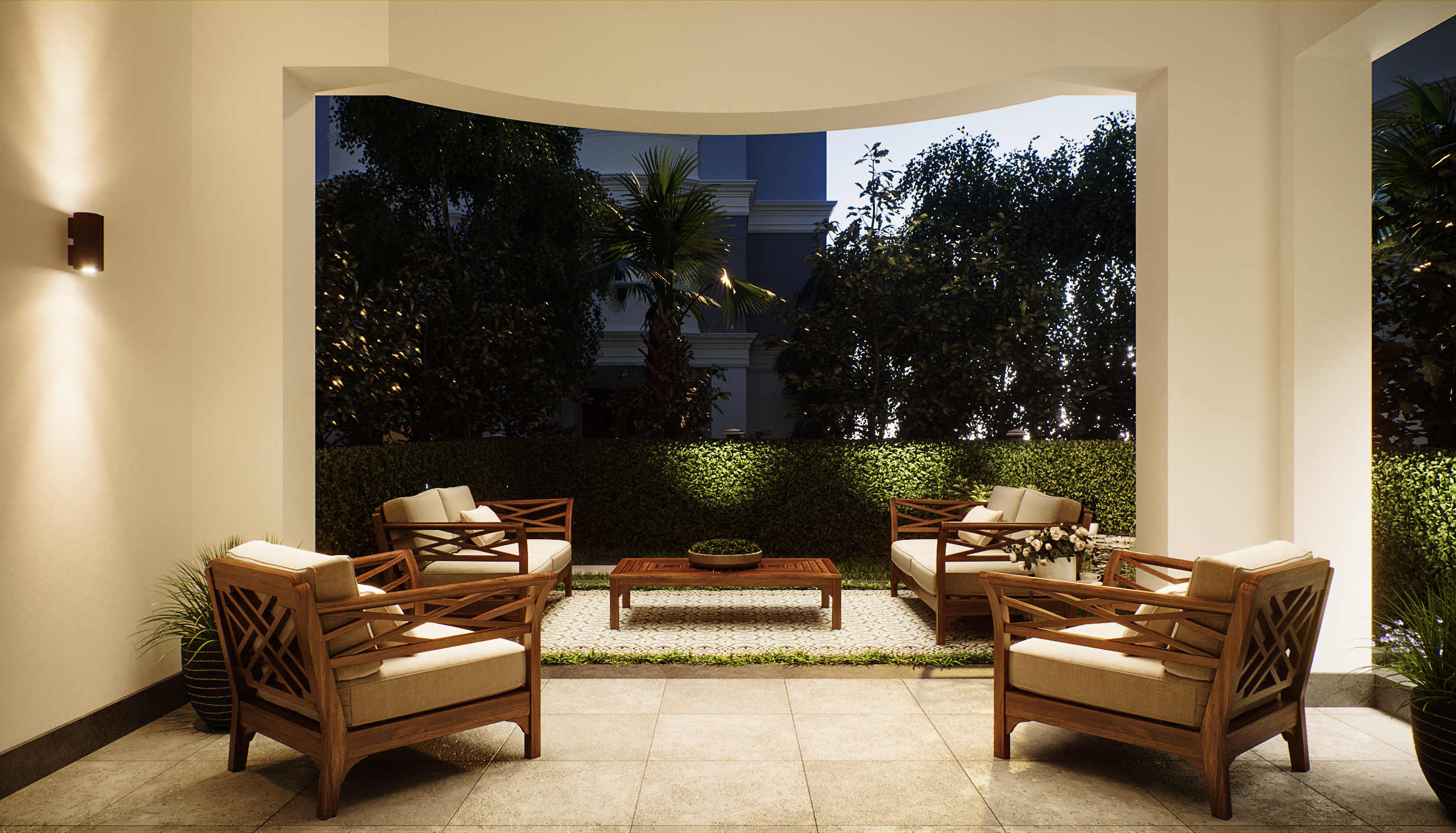 私人别墅 2 号·后院丨埃及开罗丨Perception Design Studio-6