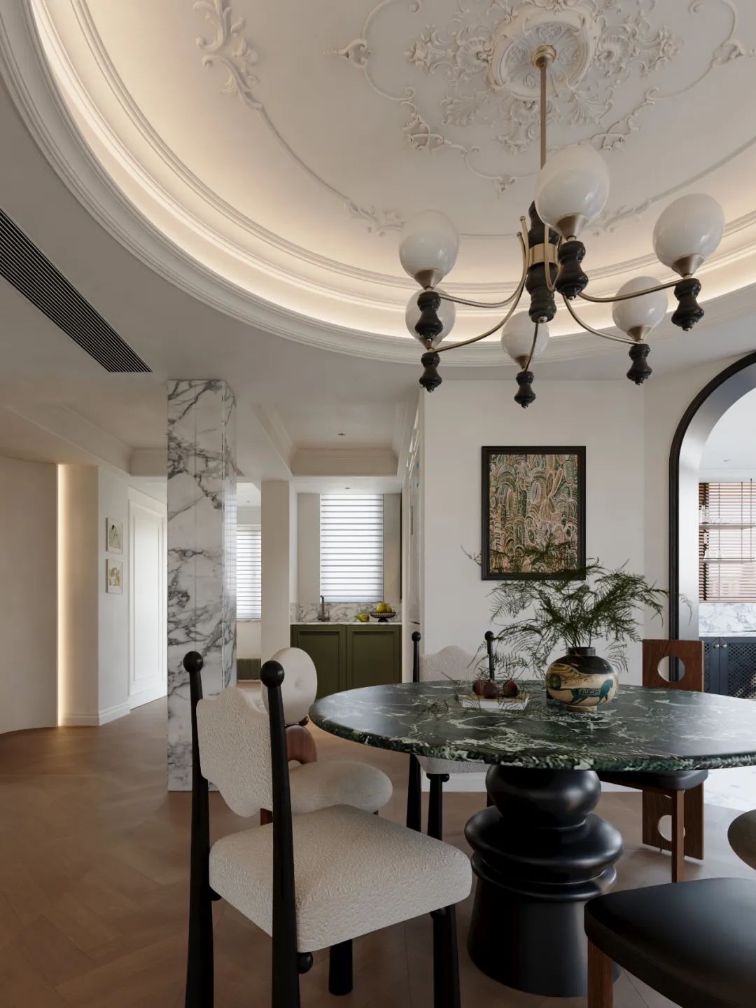 法白之境（金色地中海排屋改造）丨中国湖州丨龙庭设计-24