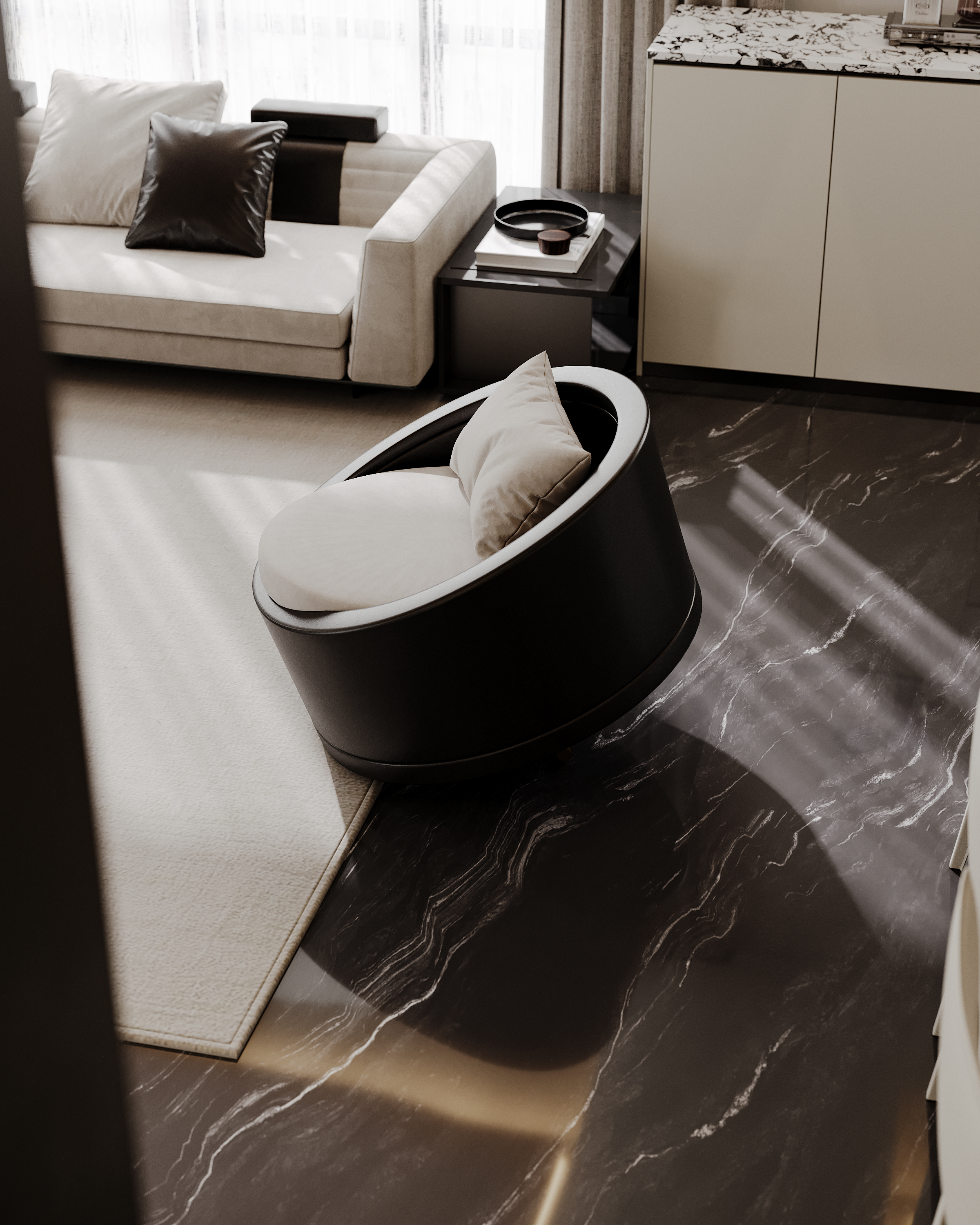 现代客餐厅效果图-9