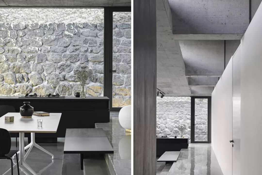 长城脚下旧仓库新生,石墙木屋打造自然宜居空间-18