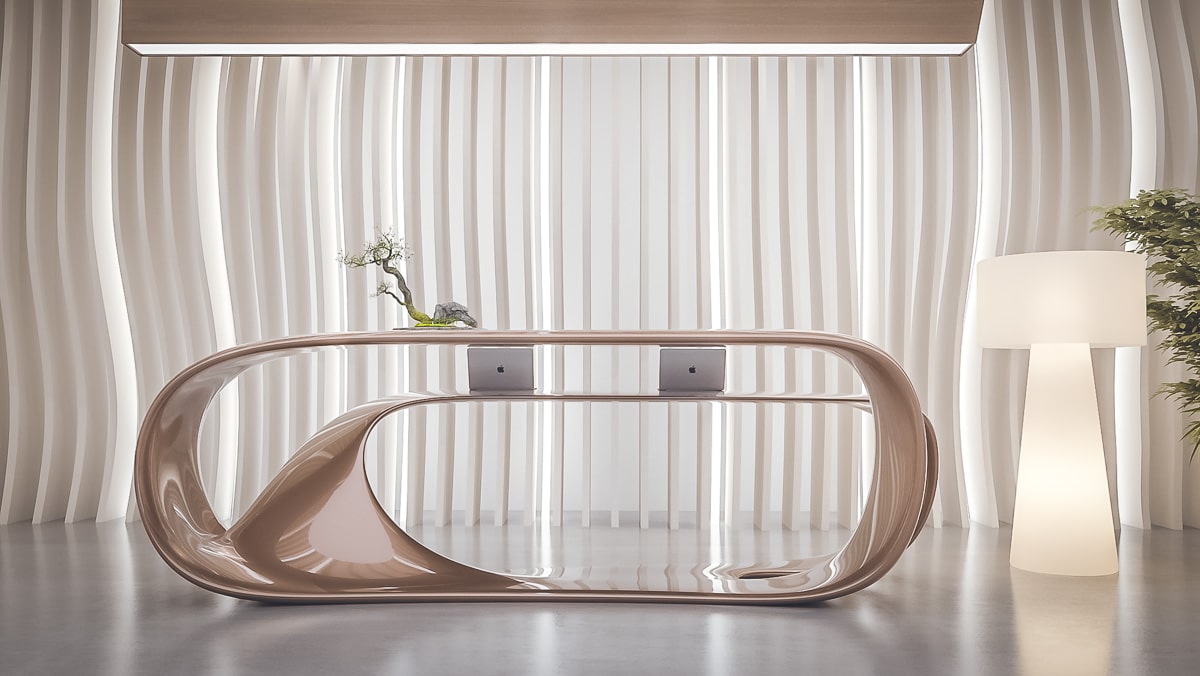 有机生长——Drevva 接待桌的设计魅力-10