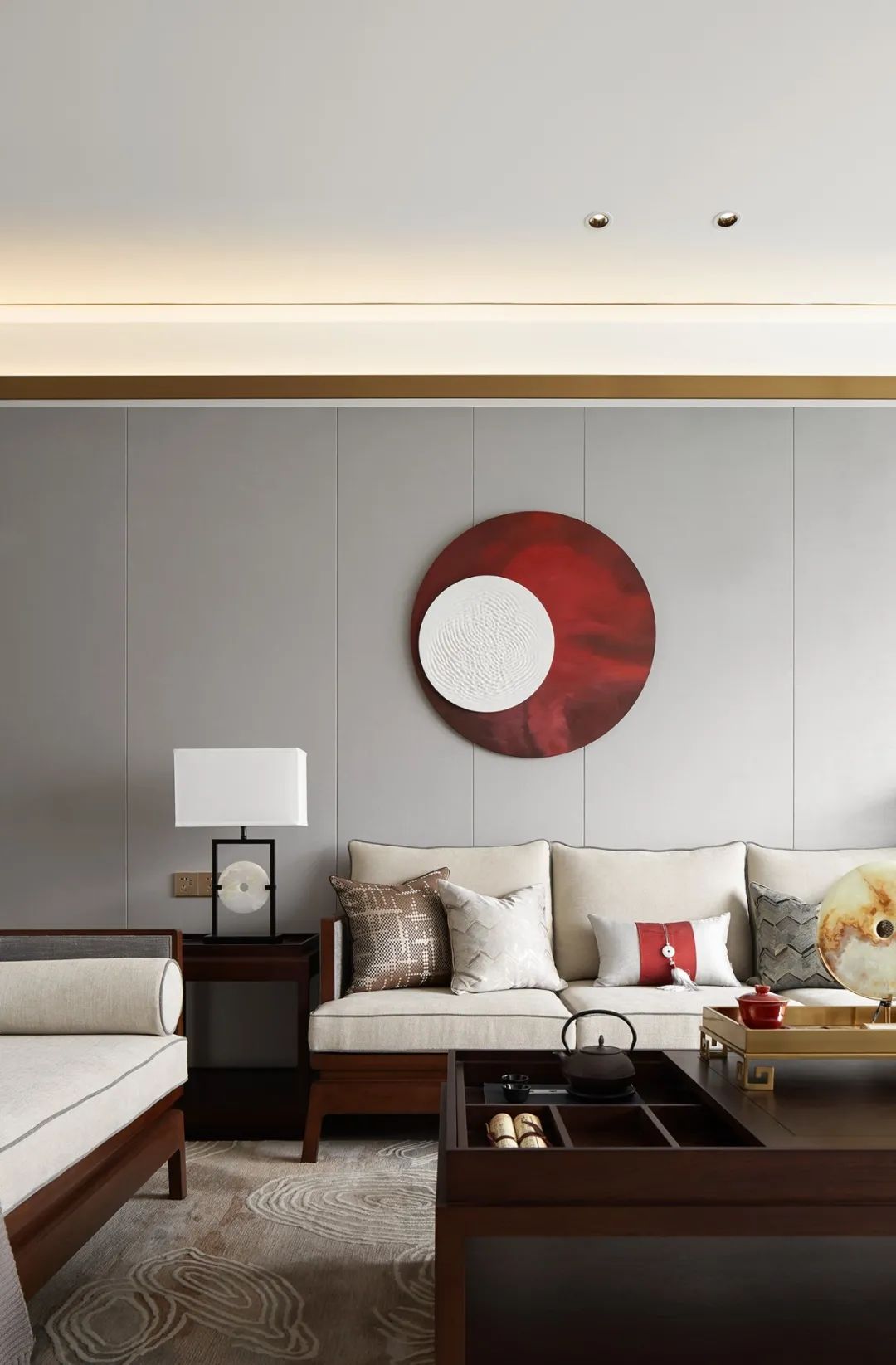 烟台万光·中华城样板间 | 融合之美,日月交替的宁静空间-12