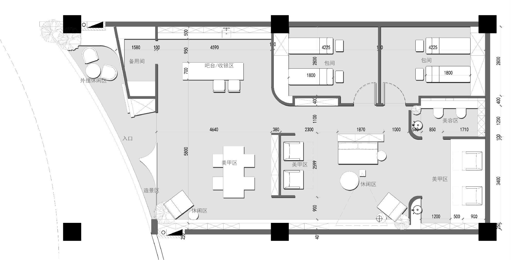 侘寂风日式美甲店丨原创-15