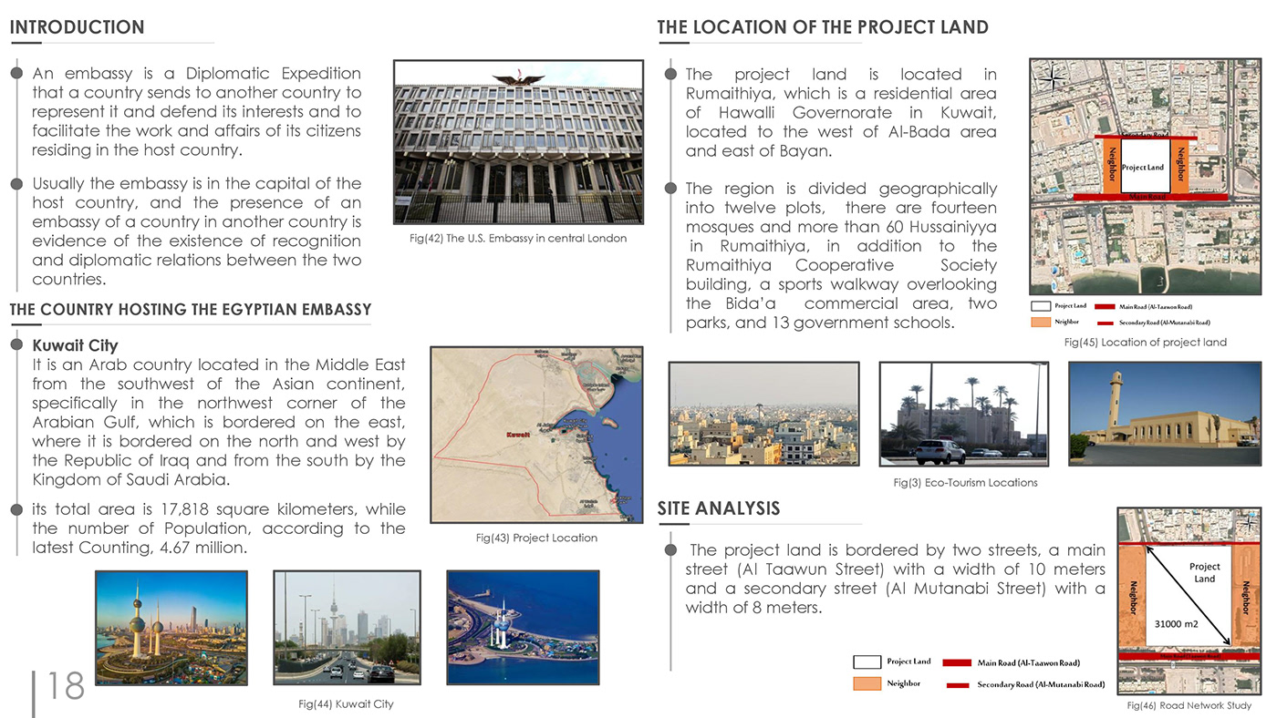 埃及驻科威特大使馆设计丨Architectural Design Projects-8