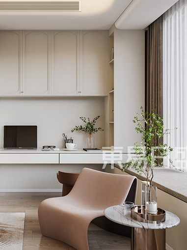 200㎡温柔简约风，迎着阳光，温暖前行-2