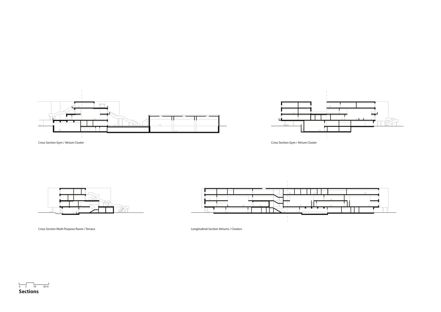 学生和老师的家风车式放射状幼儿园兼小学设计丨戈者设计-18