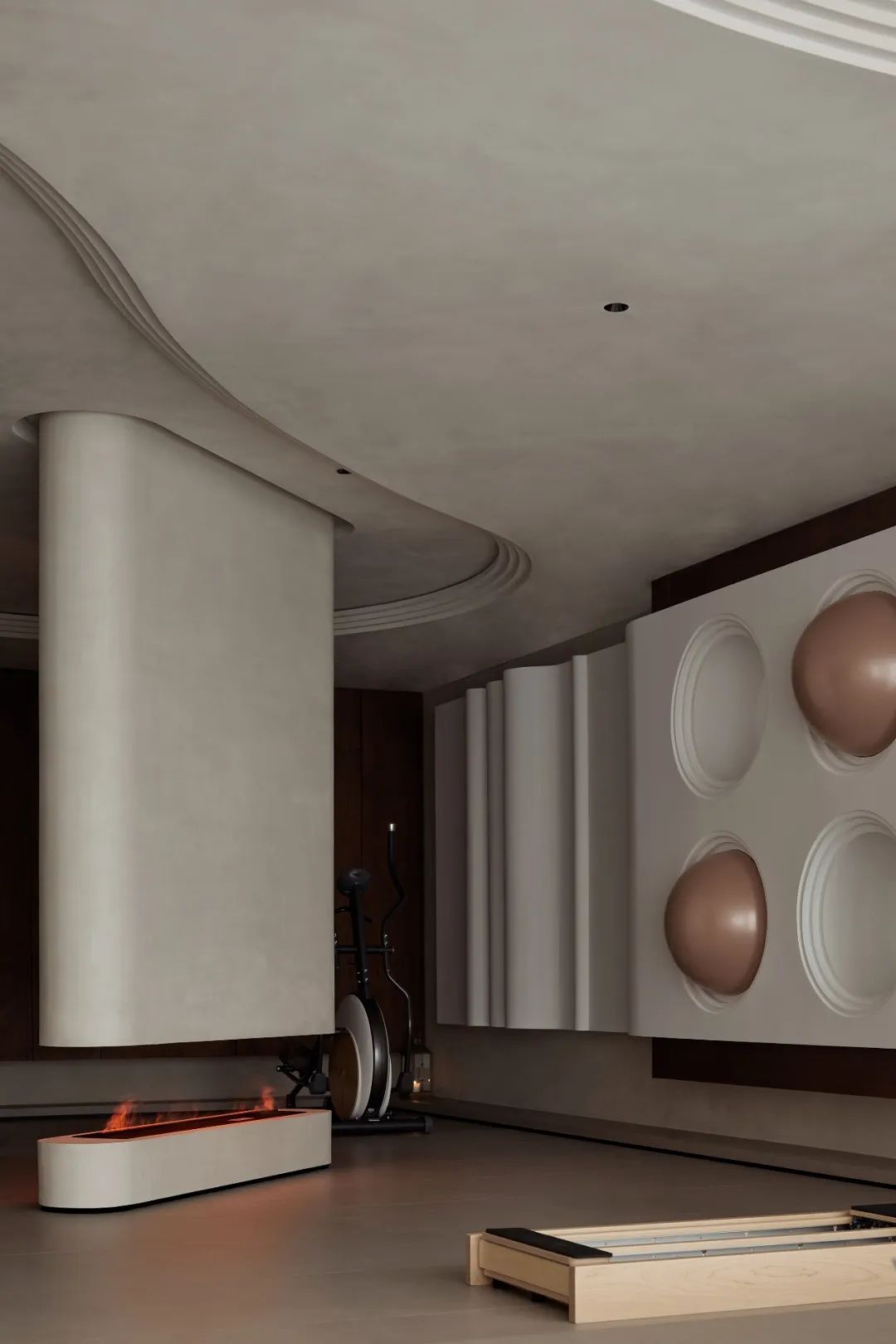 UI普拉提健身馆丨中国惠州丨山隐空间设计事务所-14