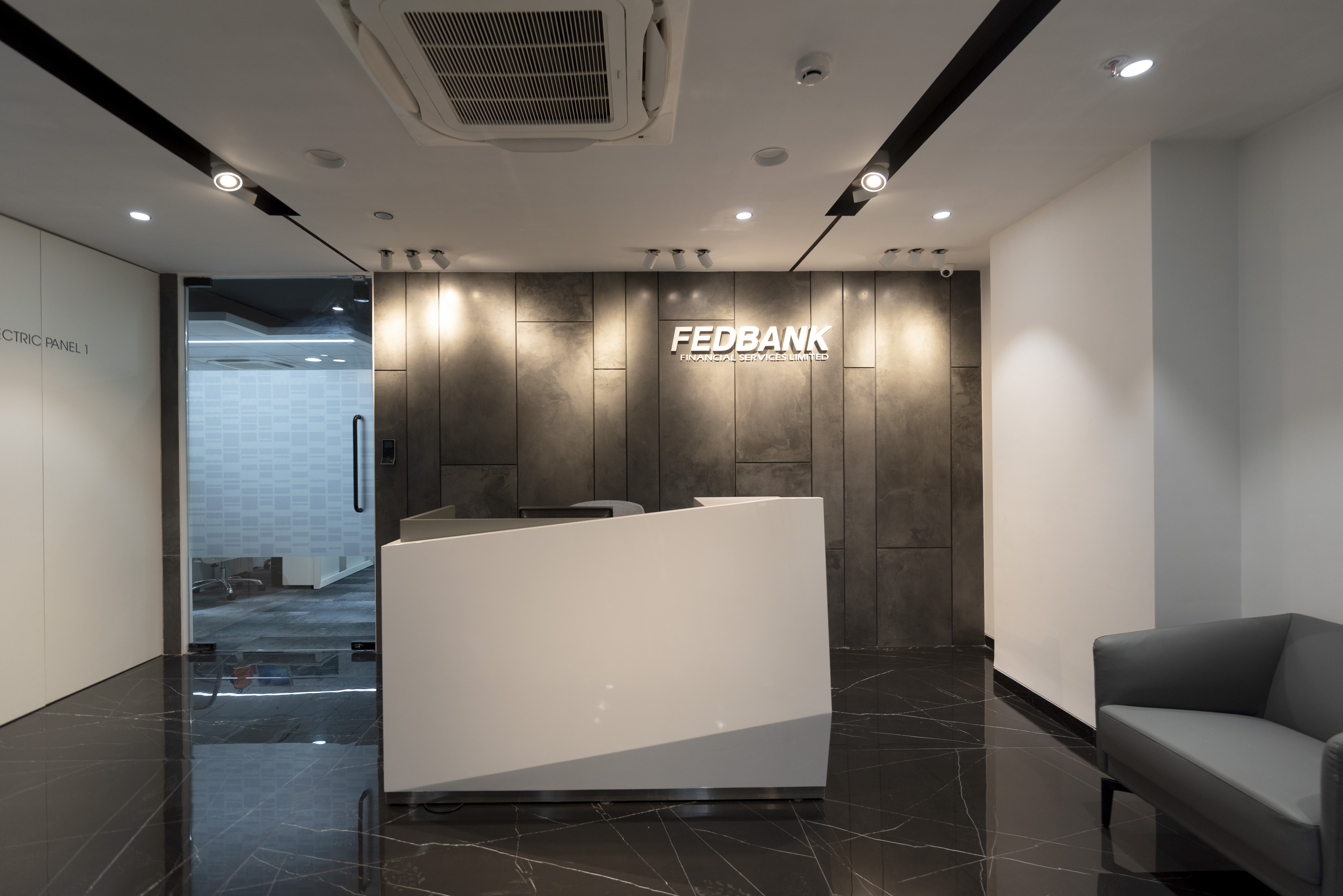 印度 Fedbank 银行总部室内设计-24