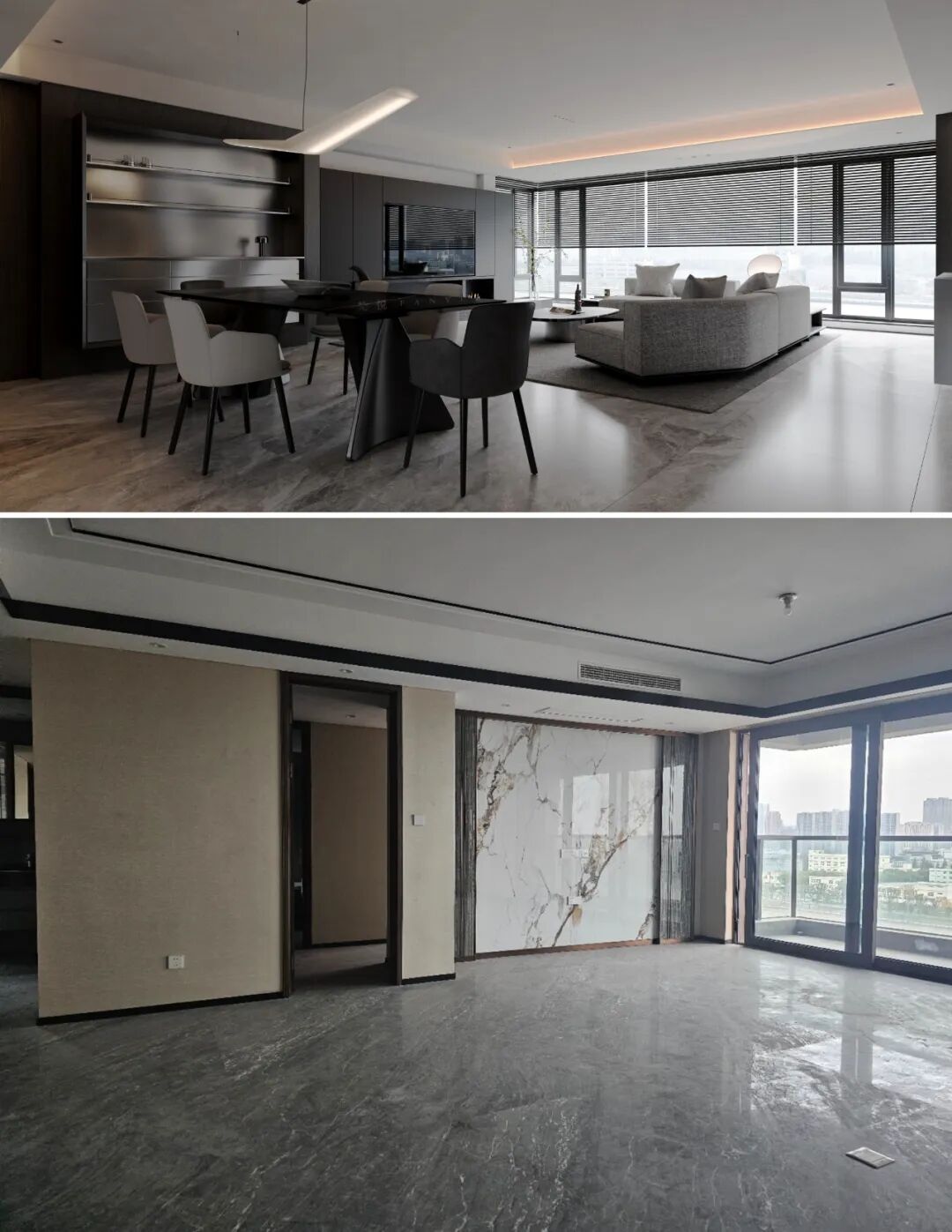 FANYUESTUDIO|江上印180㎡精装改造·现代意式黑奢婚房-22