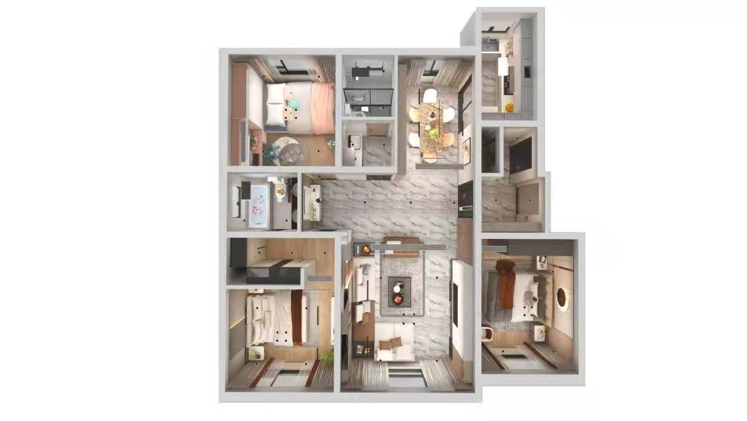 栀子花开 · 136 平方后现代风格住宅设计-8