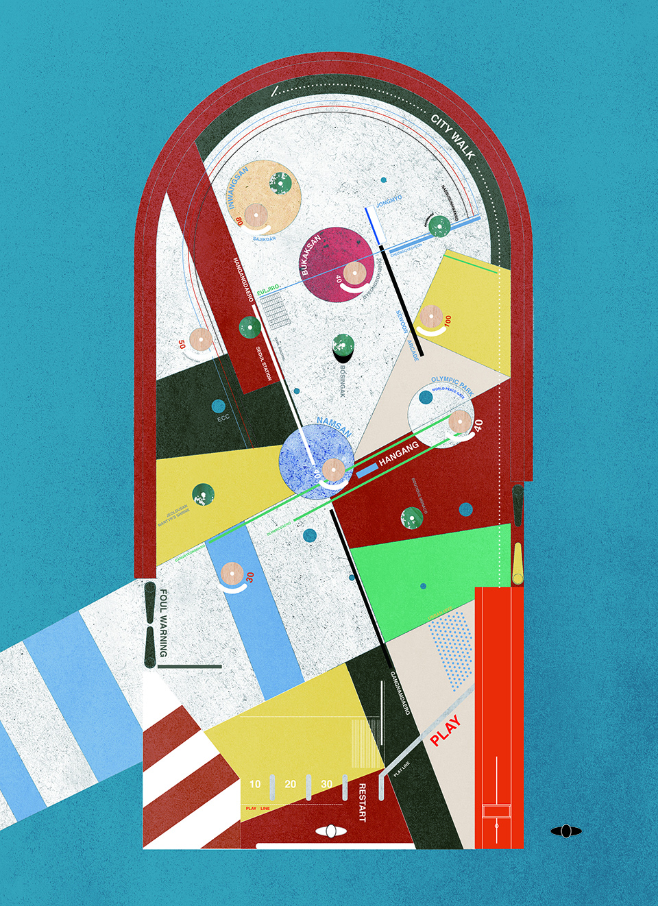 城市弹球机丨韩国首尔丨Studio Heech-48