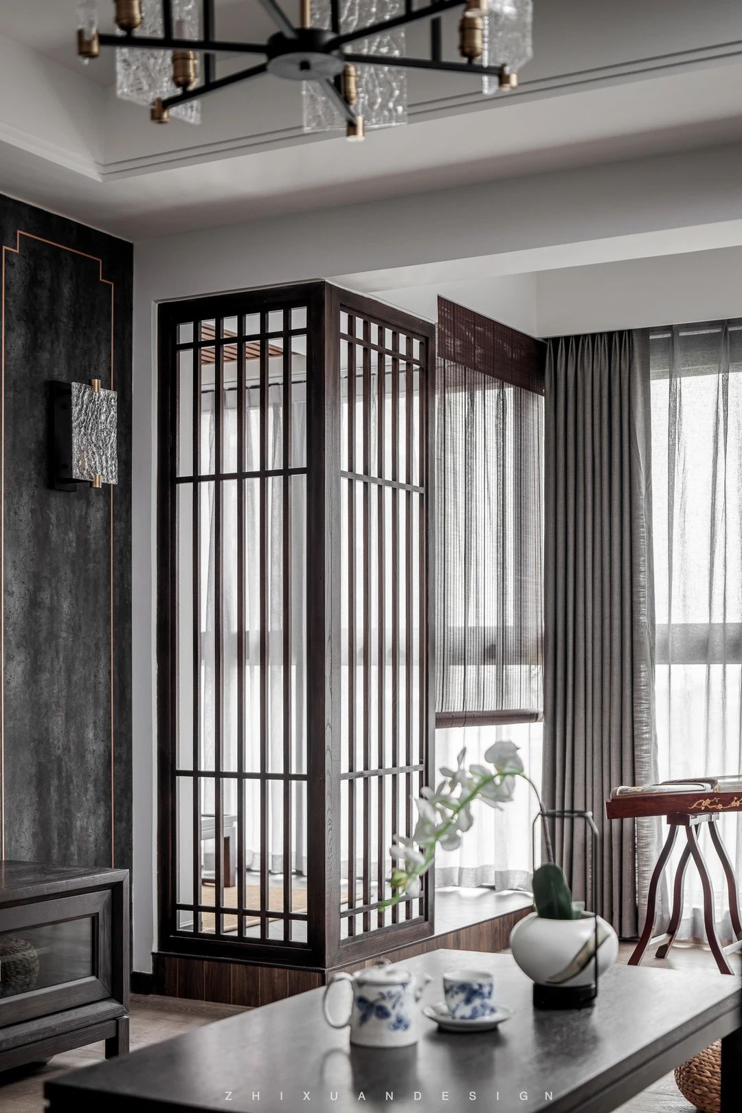 120 平禅意轻中式装修风格丨中国成都丨成都志轩-19
