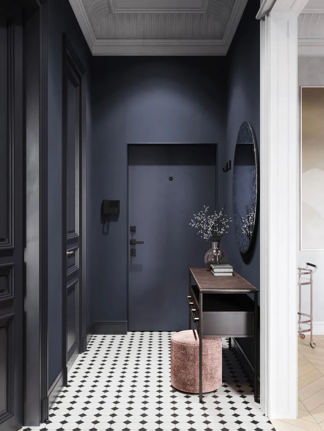 500㎡联排别墅,现代东方诗意空间丨东易日盛北京原创别墅分公司-61