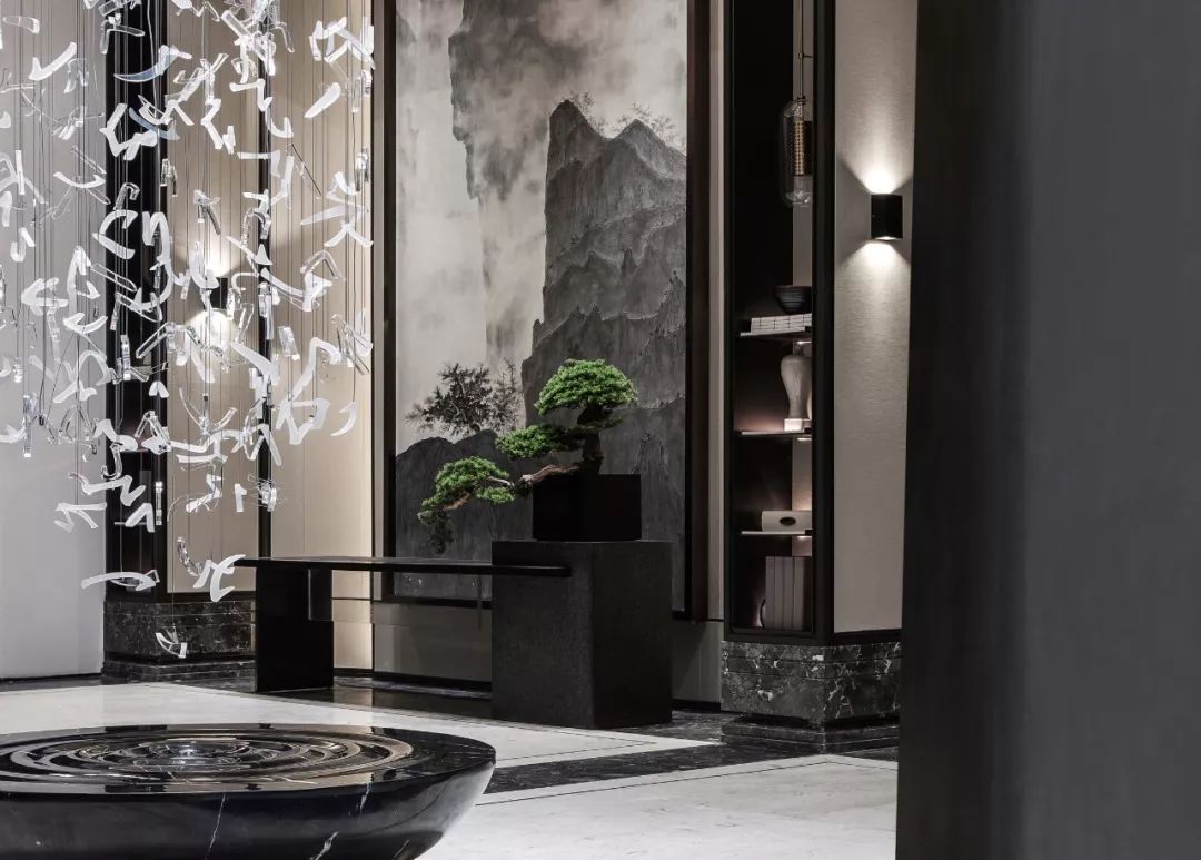 国画书法元素，定义底蕴深厚的地产空间  零次方空间设计新作-1