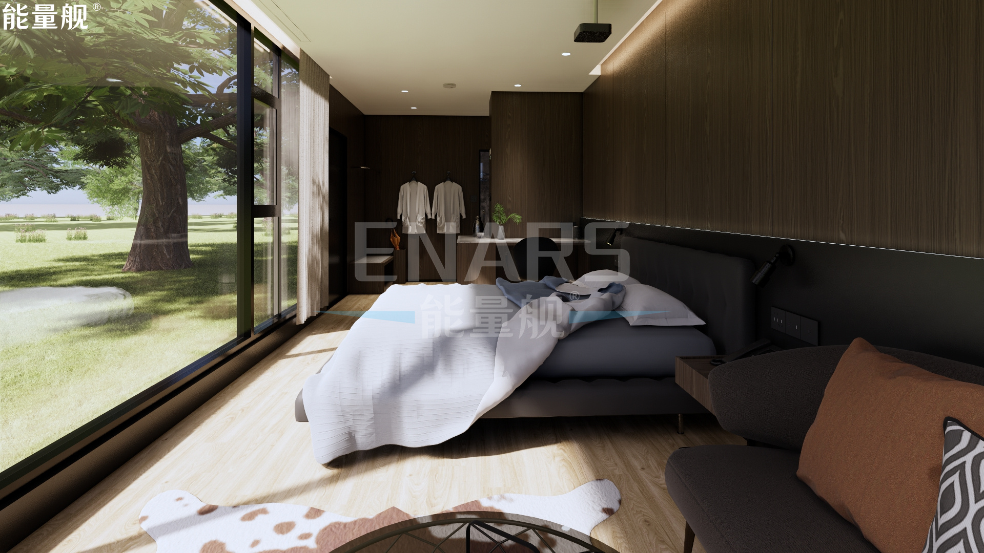 不住公寓，住可移动太空舱高颜值民宿房屋能量舰-0