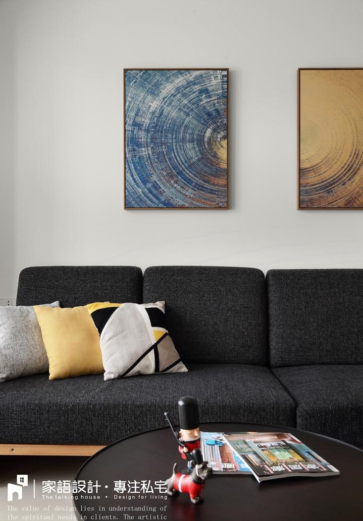 广州家语设计丨平层撷光而居 | 温暖简约,功能齐全-2