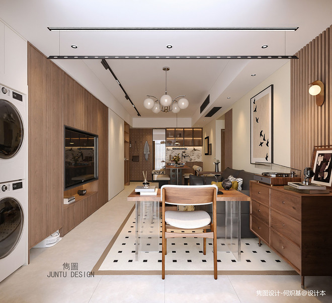 75㎡现代中古风旧改  广州海珠区愉景雅苑丨中国广州-20