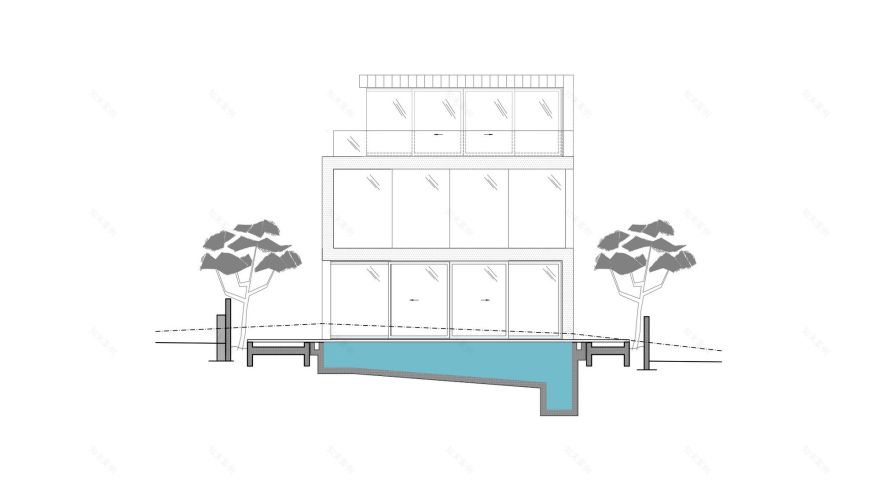割裂与连接 | 混凝土与玻璃的共生之作-131