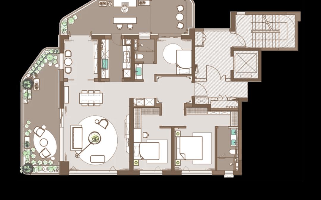 西安保亿·润园128㎡样板间丨中国西安丨海力空间设计-34