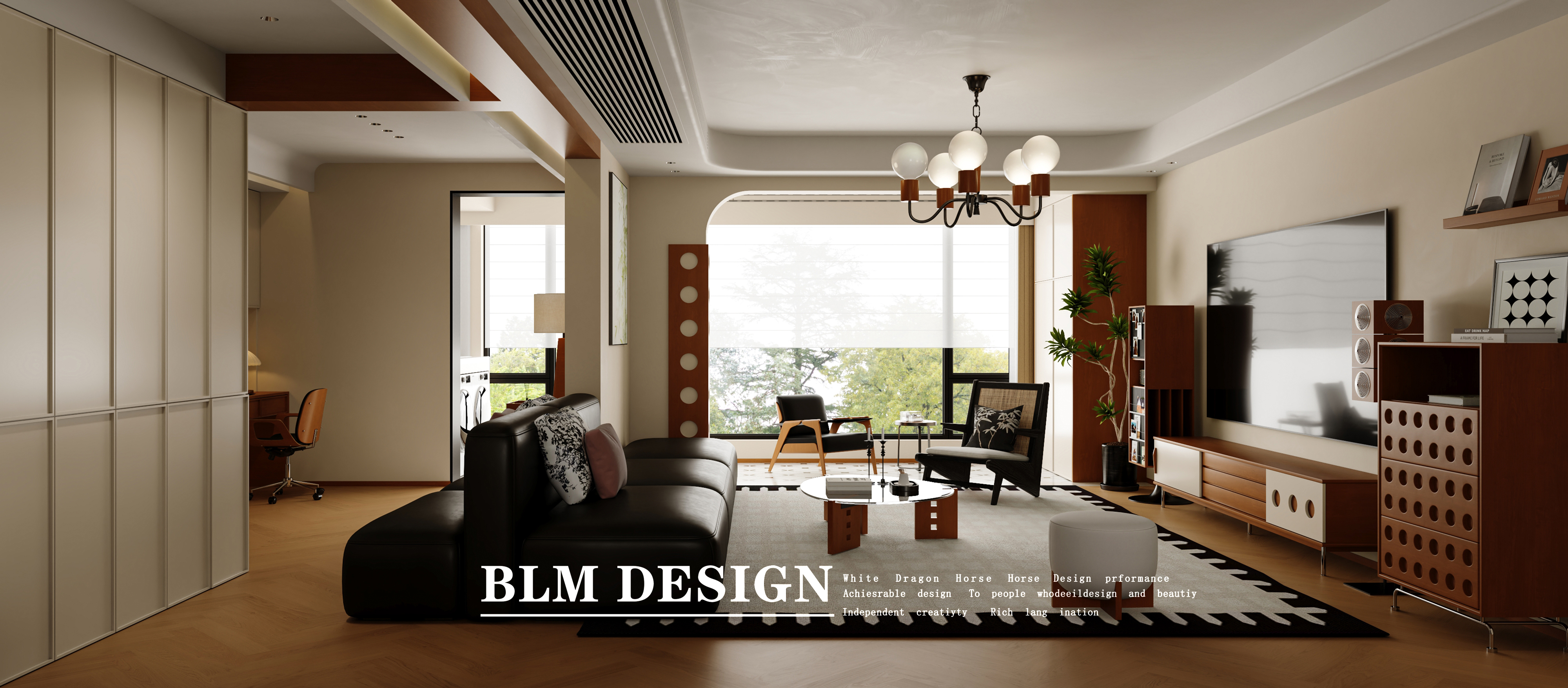 中古  白龙马效果图设计制作-7