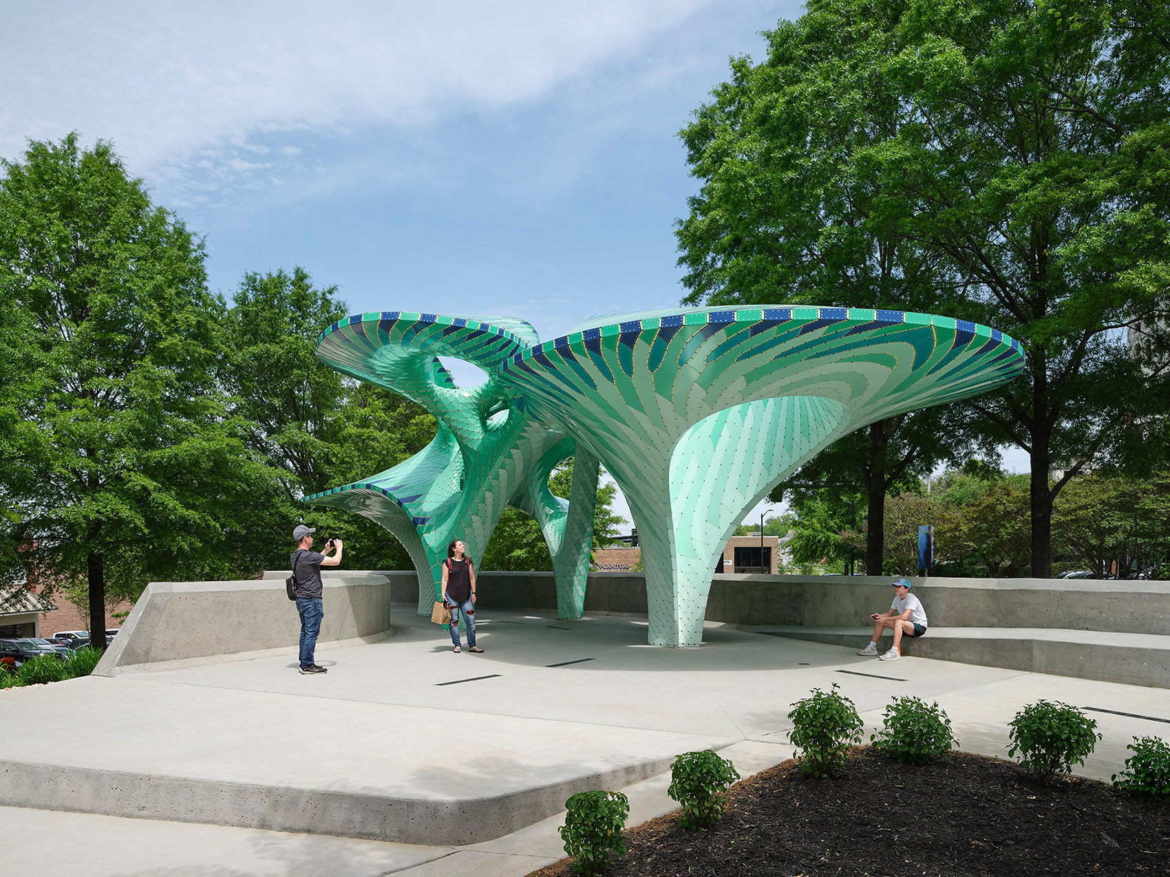 Pier 865公共艺术装置丨美国诺克斯维尔丨MARC FORNES,THEVERYMANY-17