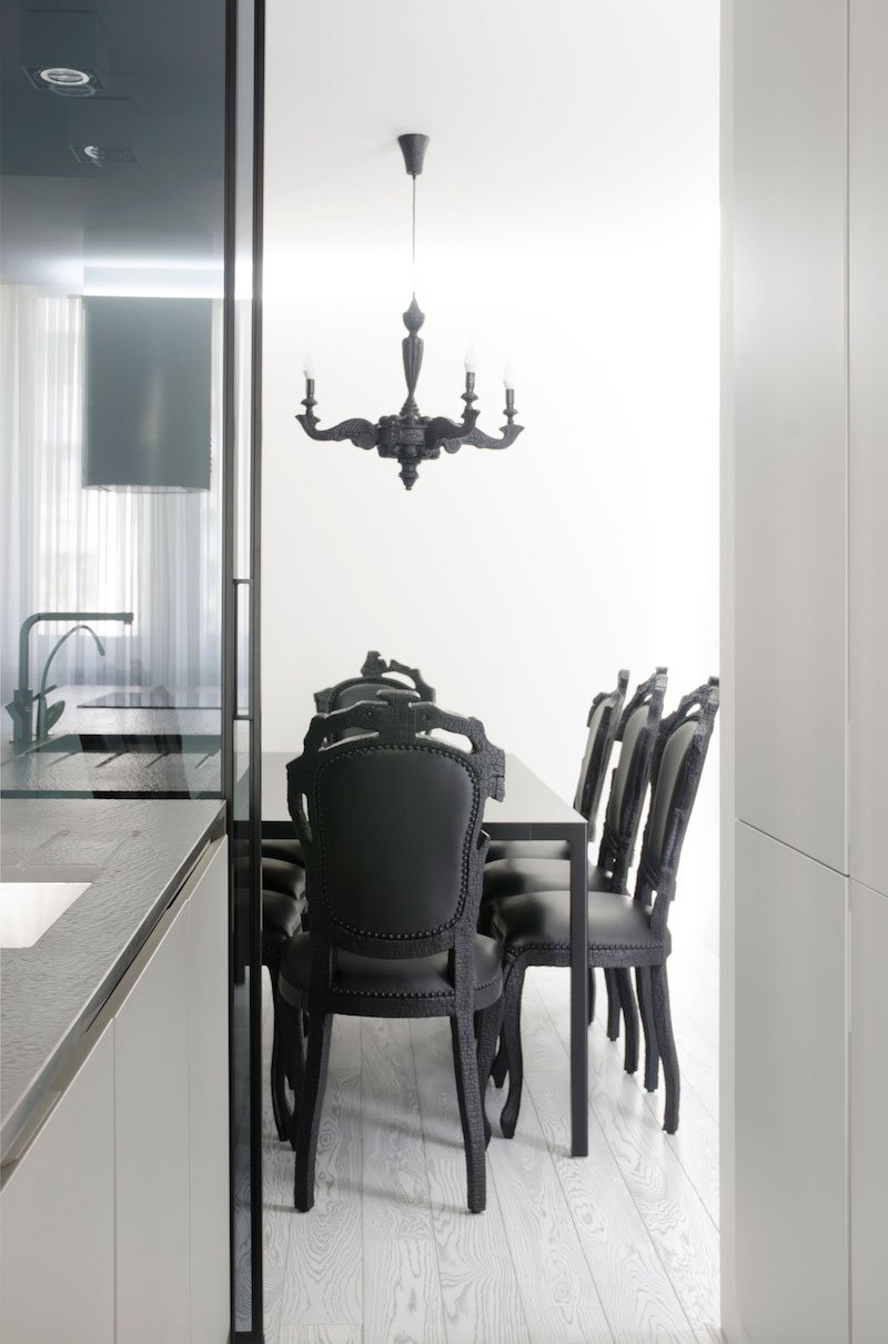 Stylish Flat Gives Minimalism A Gothic Magnetism-6