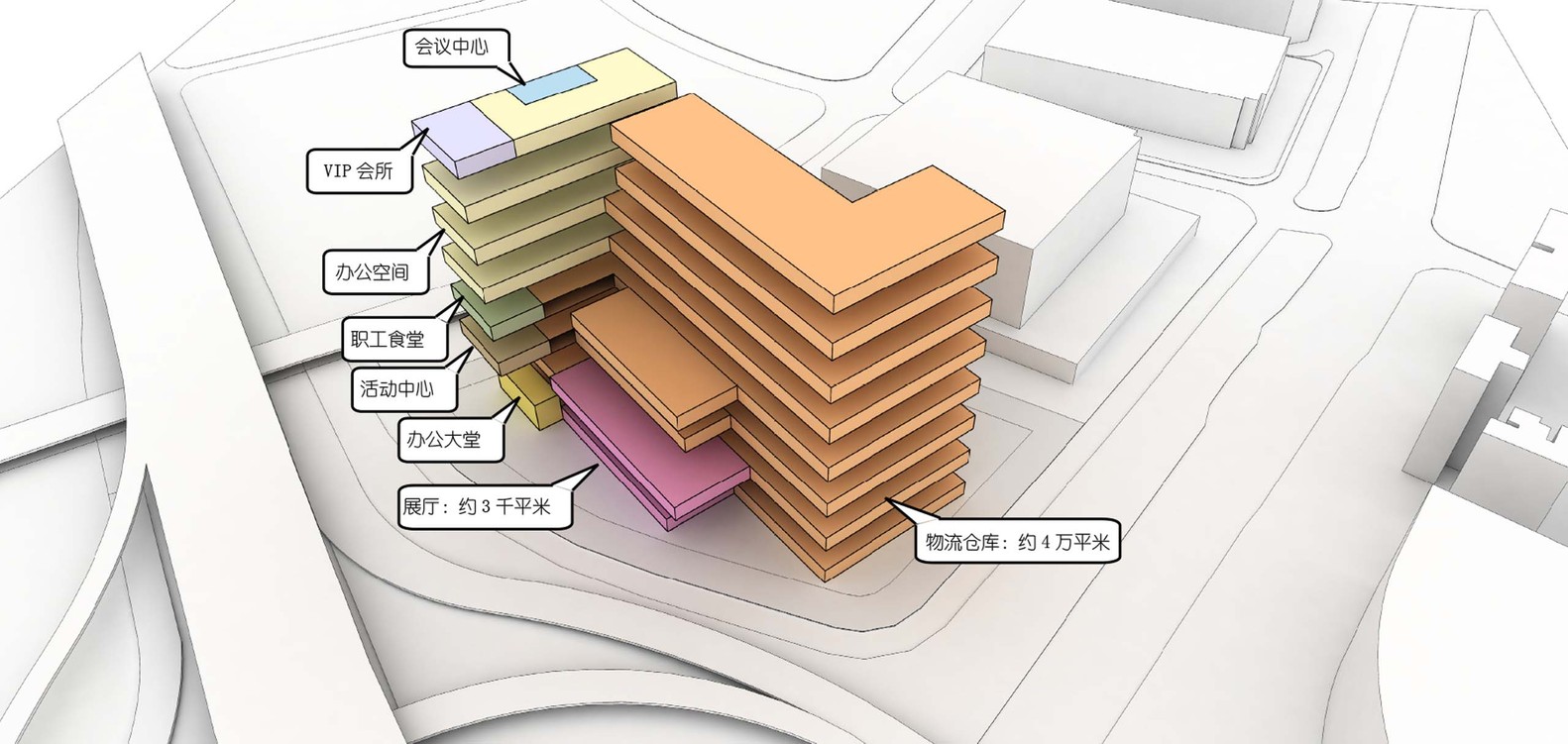 深圳 Hercules 生态供应链建筑设计 · 现代简约的仓储总部-45