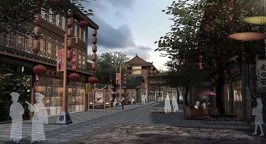 贵州西江千户苗寨旅游商业街区-19