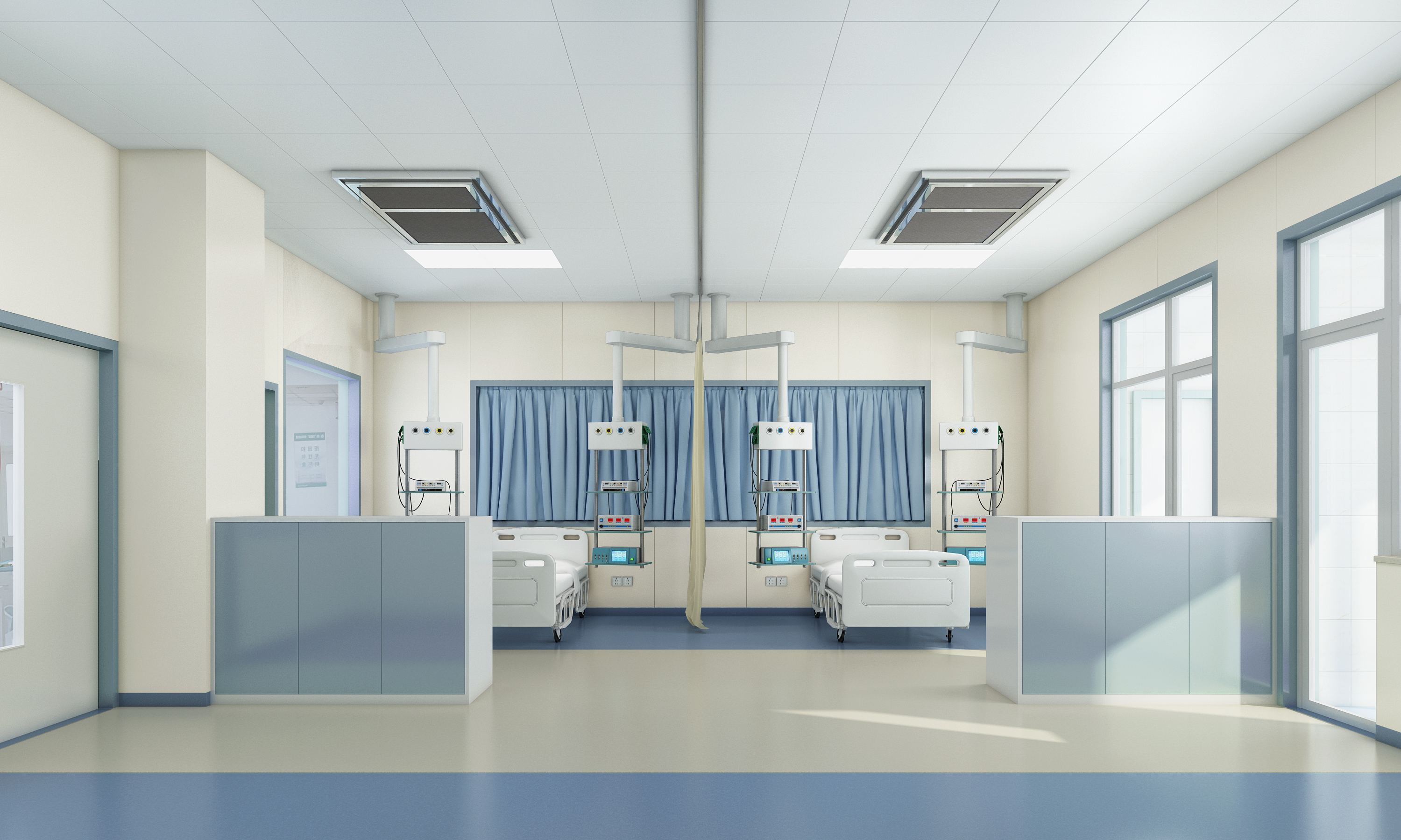 现代化医院改造装饰设计丨老张设计-24