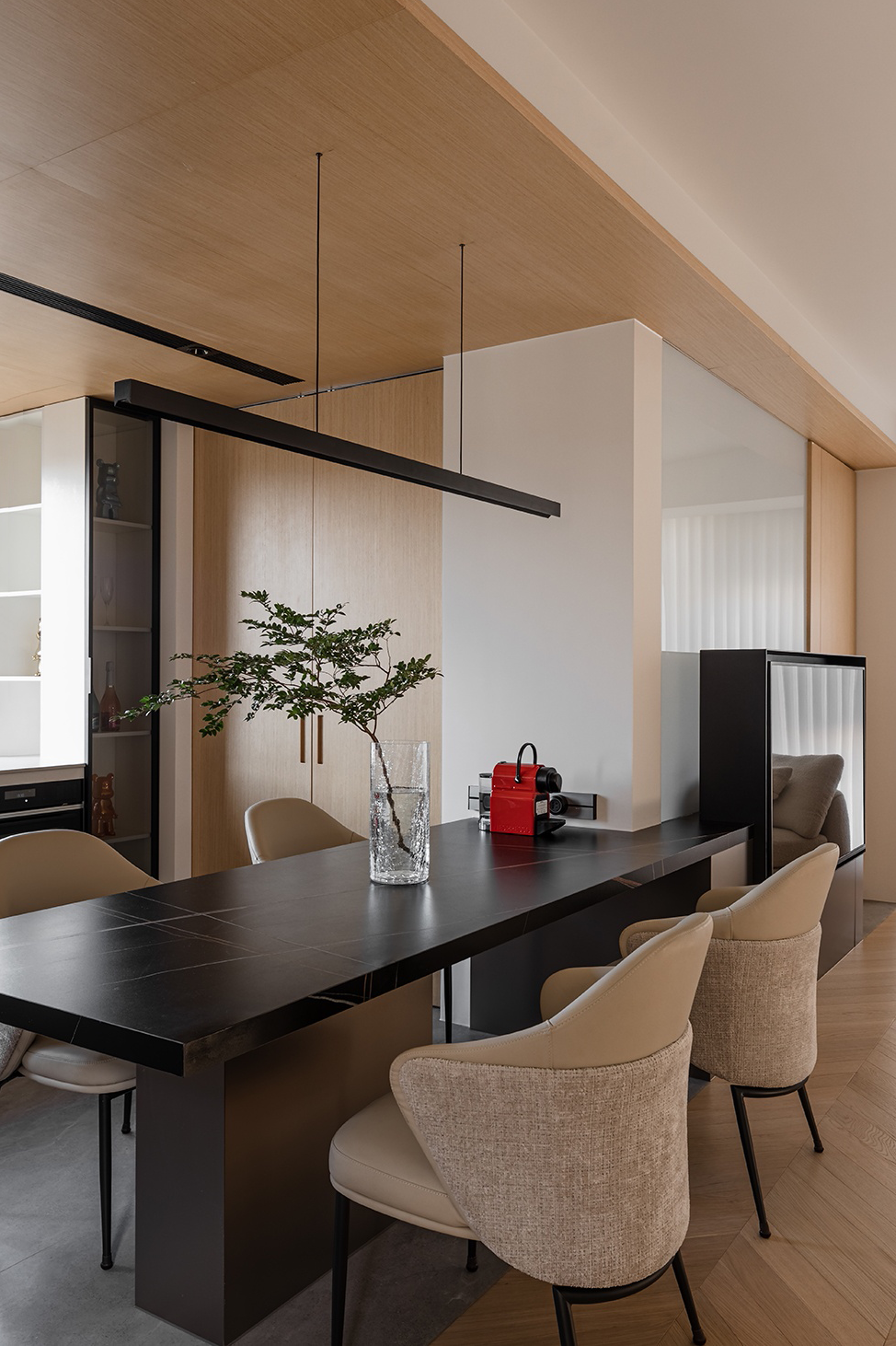 暖色原木风 · 义乌蒲荷花苑住宅设计-14