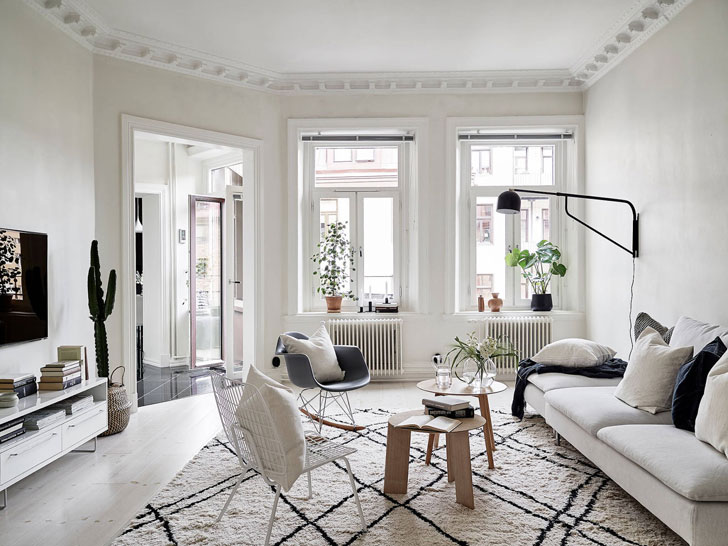 斯堪的纳维亚风 80 平米宜居空间-1