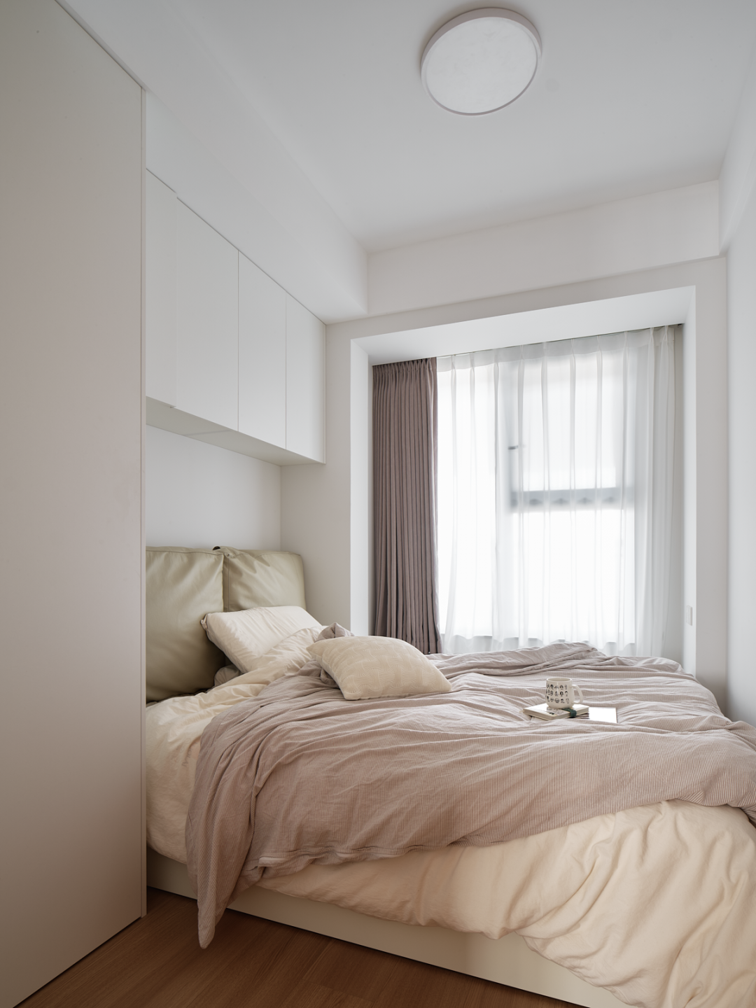 90平现代+原木奶油风家装丨中国闵行丨上海欧碧雅空间设计-35