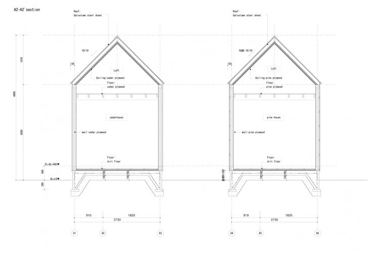 东京雪松&松树小屋丨S PLUS ONE architecture-24