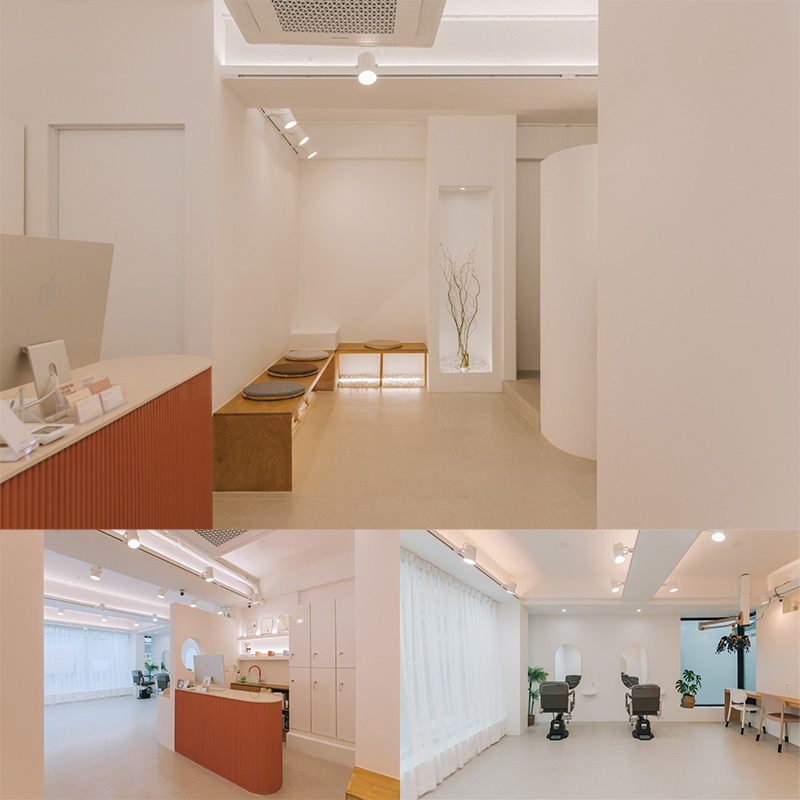 简约清新 23 平米美容室设计-1