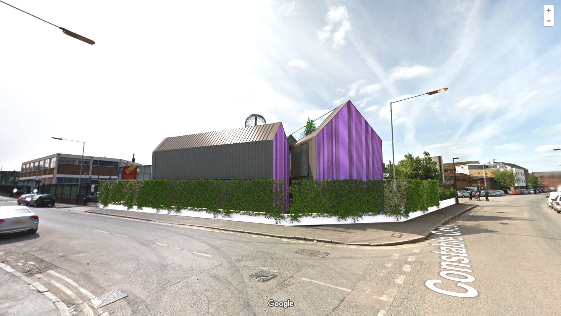 伦敦工业区废旧集装箱变身创意工作室-10