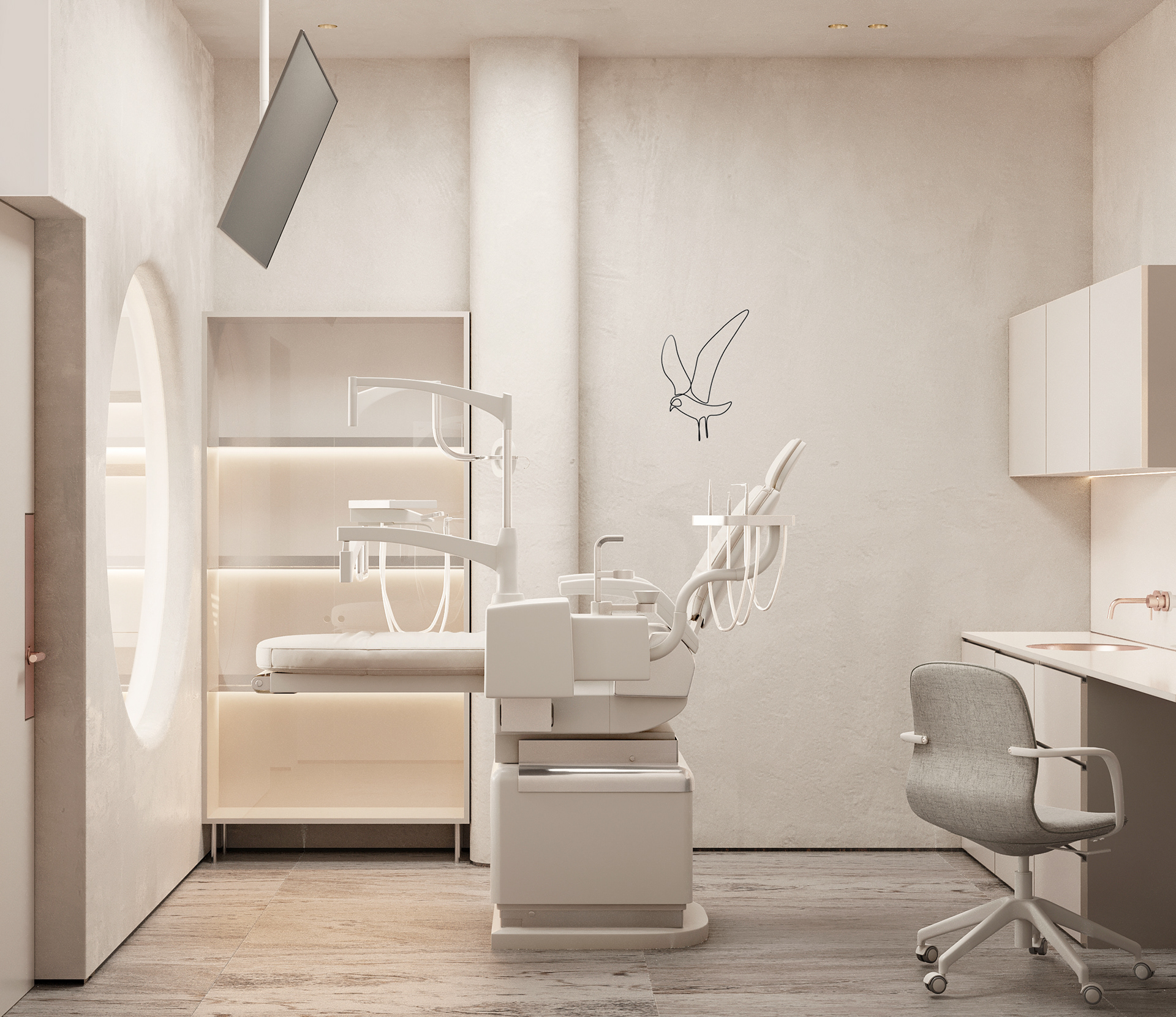 乌克兰利沃夫牙科诊所设计-9