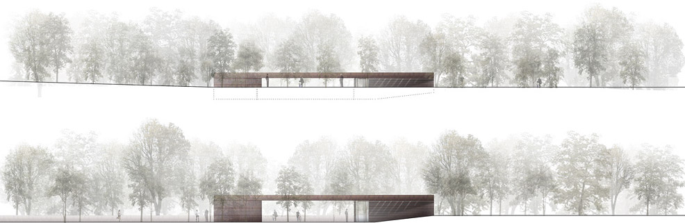 种满大树的标准跑道-西班牙小镇Olot体育公园 / RCR arquitectes & arqfoto拍摄 -33