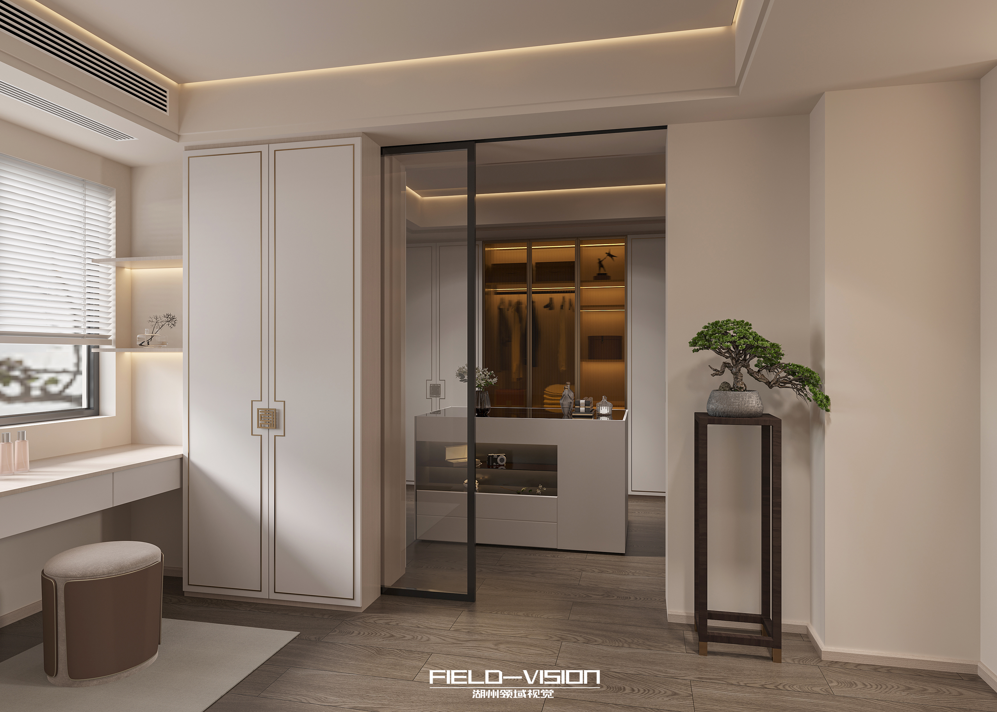 中式大平层室内设计-28