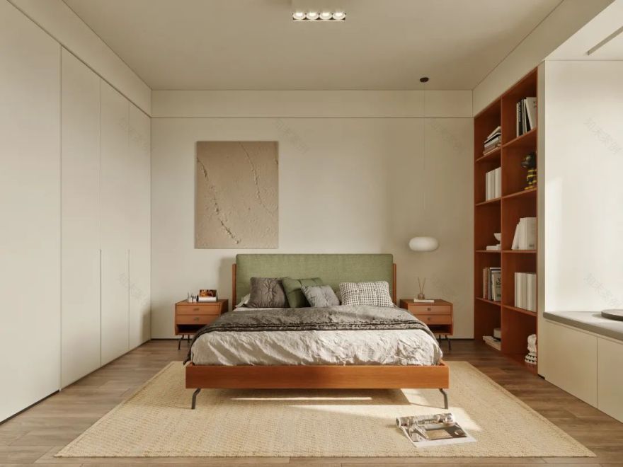 奶油风格的温馨家居设计丨中国西安丨西安.大小空间设计-14